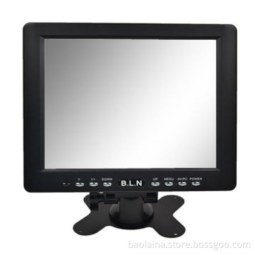 Resistive Touch Panels 8-inch LCD Monitor VGA/USB port Portable Plastic Case
